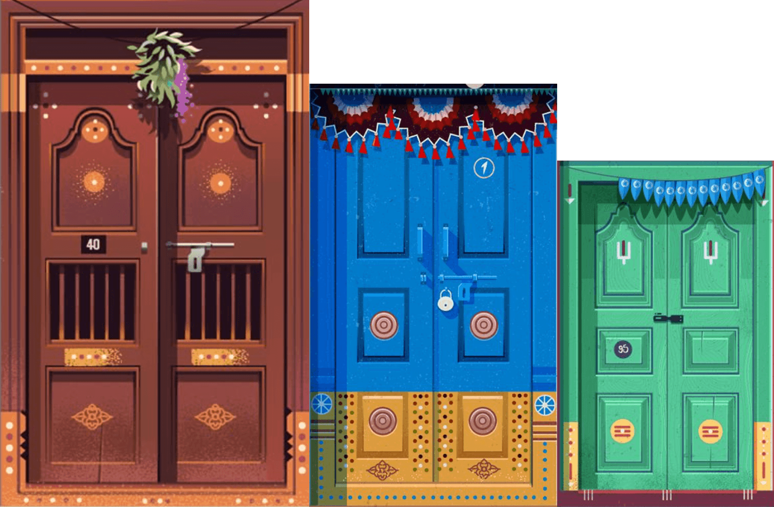 Chaitanya Doors Premium Collection Left